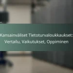 featured-image-kansainvaliset-tietoturvaloukkaukset-vertailu-vaikutukset-oppiminen